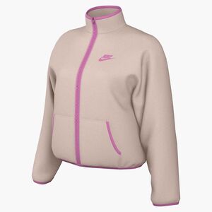 Nike W Nsw Club Flc Lse Czy Trk Jkt - silt red/playful pink