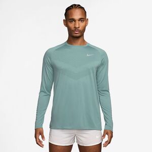 Nike M Nk Df Stride Ls Top - cannon/reflective silv