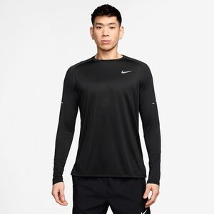 Nike M Nk Df Stride Ls Top - black/reflective silv