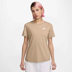 Nike W Nsw Club Ss Tee - linen/white