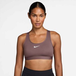 Nike W Nk Swsh Med Spt Bra - tattoo/white