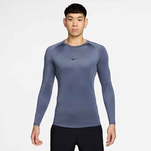 Nike M Np Df Tight Top Ls - diffused blue/black
