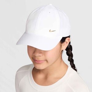 Nike K Nk Df Club Cap Us Cb Mtswsh - white/flt gold
