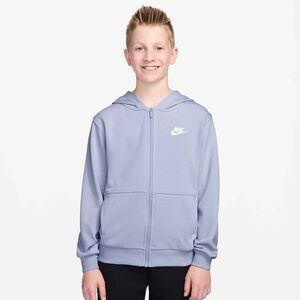 Nike K Nsw Club Ft Hd Fz Ls Lbr - ghost/white