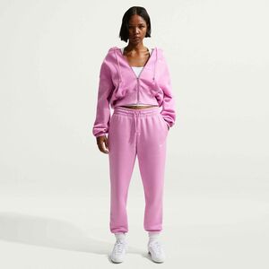 Nike W Nsw Phnx Flc Mr Pant Std - lt magenta/sail