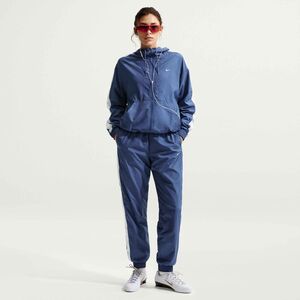 Nike W Nsw Essntl Uv Wvn Jkt Hd - mystic navy/white/sail
