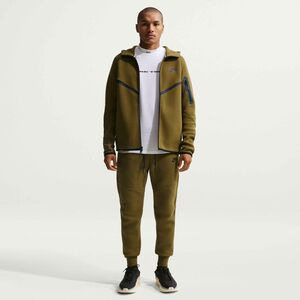 Nike M Nk Tch Flc Fz Wr Hoodie - olive flak/black
