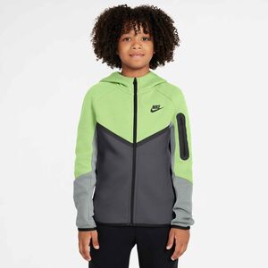 Nike B Nsw Tch Flc Fz - Pd - lt liquid lime/anthracite/black