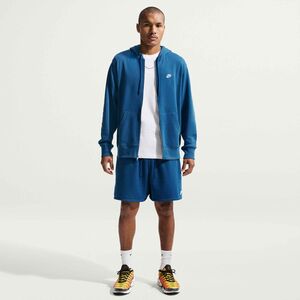 Nike M Nk Club Ft Fz Hoodie - court blue/court blue/white