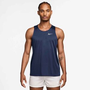 Nike M Nk Dfadv Stride Tank - midnight navy/reflective silv