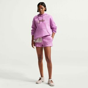 Nike W Nsw Phnx Flc Mr Std Short - lt magenta/sail