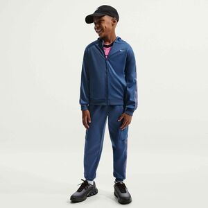 Nike K Nsw Df Club+ Poly Fz Hdy - mystic navy/mystic navy/lt magenta/