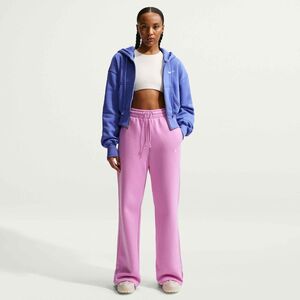 Nike W Nsw Phnx Flc Hr Pant Wide 2 - lt magenta/sail