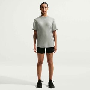 Nike W Nk One Relaxed Df Ss Top - smoke grey/htr/white