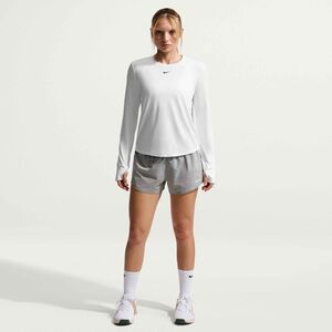 Nike W Nk One Df Mr 3In Br Short - smoke grey/htr/white