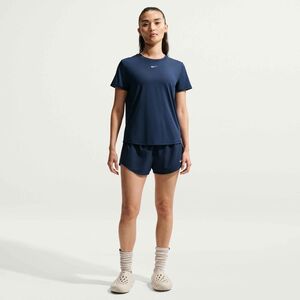 Nike W Nk One Classic Df Ss Top - midnight navy/white