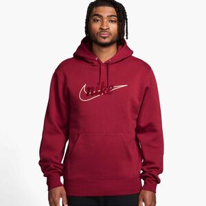 Nike M Nk Club Bb Hoodie Ctb - team crimson/team crimson/lt khaki