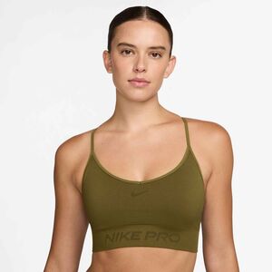 Nike W Np Df Smls Ls Bra - olive flak