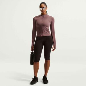 Nike W Nk Df Zenvy Fz Ls Top - tattoo/white