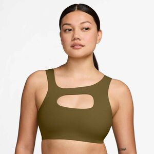Nike W Nk Df Zenvy Bra Cs Ssnl - olive flak/white