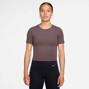 Nike W Nk Df Zenvy Ss Top - tattoo/white