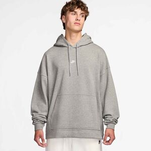Nike M Nk Club Ft Os Po Hoodie - dk grey heather/lt smoke grey/white