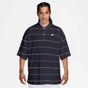 Nike M Nk Club Os Stripe Polo - obsidian/white