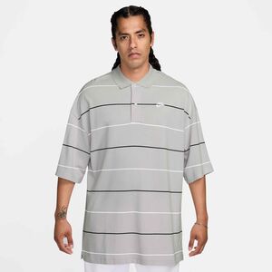Nike M Nk Club Os Stripe Polo - vast grey/white