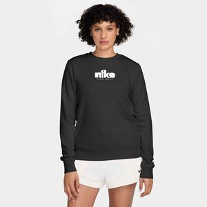 Nike W Nsw Club Flc Std Gx Crew - black/lt smoke grey