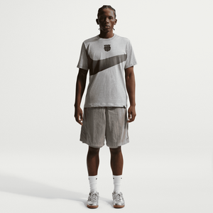 Nike Fcb M Nk Swoosh Tee - dk grey heather