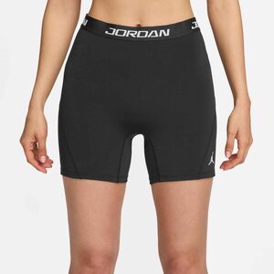 Nike W J Spt Df Hr 5In Ess Shrt - black/white