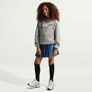 Nike K Nsw Club Flc Hd Fmly - dk grey heather/black/lt smoke grey