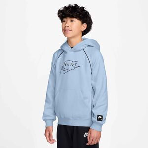 Nike K Nk Air Po Hoodie - hydrogen blue/black/black