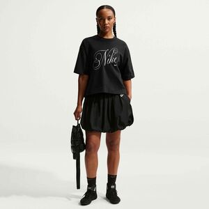Nike W Nsw Ss Tee Boxy Script - black