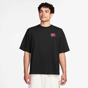 Nike M Nl Ss Boxy Knit Top - black