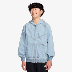 Nike K Nsw Wr Denim Fz Jacket - lt armory blue/lt armory blue