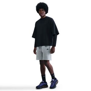 Nike M Nk Tech Flc Short - dk grey heather/black