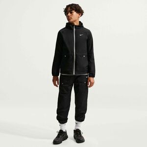 Nike K Nsw City Utility Fz Wvn Jkt - black/black/white