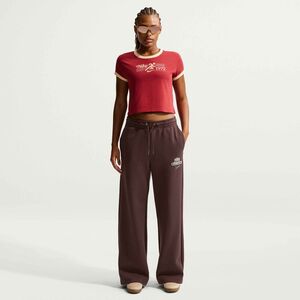 Nike W Nk Phnx Flc Hr Pant Wd Gls - lt chocolate
