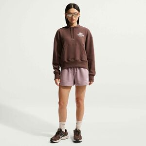 Nike W Nk Phnx Flc Po Hd Ls - lt chocolate