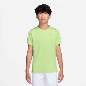 Nike K Nk Df Miler Ss Top - lt liquid lime/reflective silv