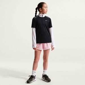 Nike K Nk Df Miler Ss Top - black/htr/reflective silv