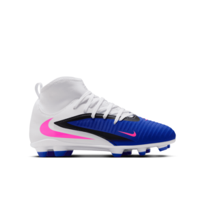 Nike Jr Phantom 6 High Club Fg/Mg - racer blue/pink blast-white