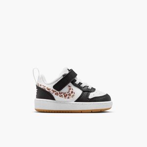 Nike Court Borough Low Ch (Td) - black/white-white-gum med brown