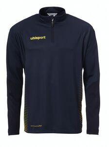 Uhlsport SCORE 1/4 ZIP TOP - marine/fluo gelb