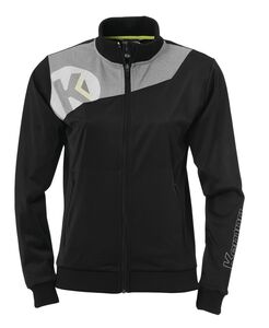 Kempa CORE 2.0 POLY JACKE WOMEN - schwarz/dark grau melange