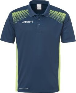 Uhlsport GOAL POLO SHIRT - petrol/flash gr�n