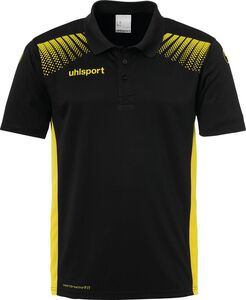 Uhlsport GOAL POLO SHIRT - schwarz/limonengelb