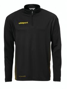 Uhlsport SCORE 1/4 ZIP TOP - schwarz/fluo gelb