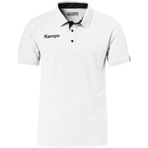 Kempa PRIME POLO SHIRT - wei�/schwarz